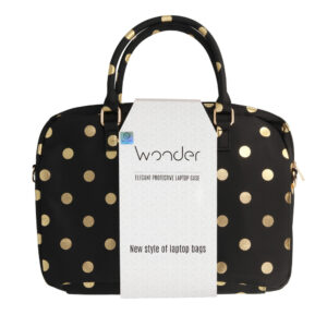 Wonder Briefcase Laptop 13-14 colių gold polka-dot - Image 7