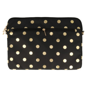 Wonder nešiojamo kompiuterio dėklas 13-14 colių gold polka-dot - Image 3