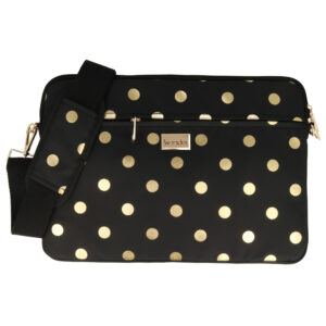 Wonder nešiojamo kompiuterio dėklas 17 colių gold polka-dot - Image 5