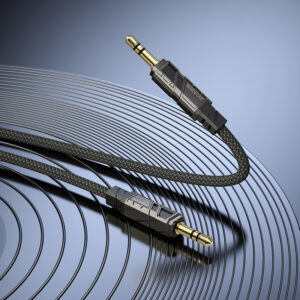 Borofone Kabelis BL22 Dignity - jack 3,5mm į jack 3,5mm - 1 metras juodos spalvos - Image 4