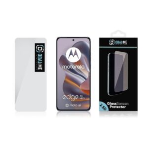 OBAL:ME 2.5D apsauginis stiklas skirtas Motorola Edge 50 Neo Clear - Image 2