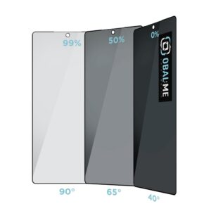 OBAL:ME Privacy 5D apsauginis stiklas skirtas Samsung Galaxy S25 Ultra Black - Image 2