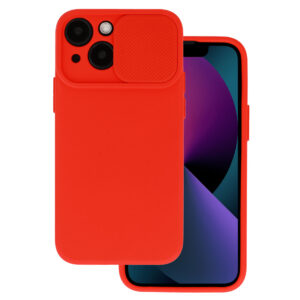 Camshield Soft skirtas Samsung Galaxy A15 4G/5G raudonos spalvos