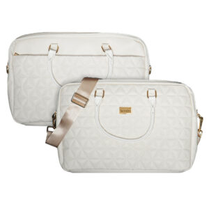 Wonder Briefcase Laptop 17 colių pico quilted beige