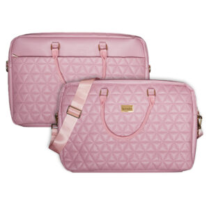 Wonder Briefcase Laptop 17 colių pico quilted pink