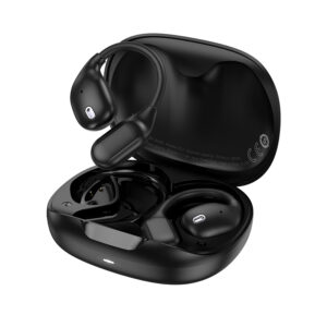 Borofone TWS Bluetooth ausinės BW66 Oriole juodos spalvos