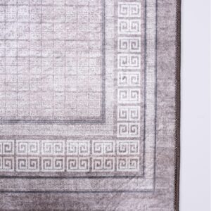 Kilimas Splendid DRIN Printed, pilkas/smėlio, 140 cm x 80 cm - Image 3
