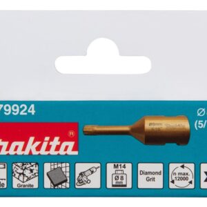Deimantinė gręžimo karūna Makita D-79924  8 mm, M14 - Image 3