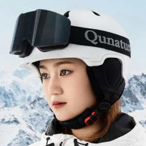 Qunature Black Frameless Ski Goggles - Black - Image 7
