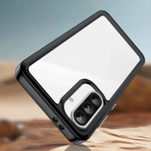 Outer Space Samsung Galaxy A56 Cover with Flexible Frame - dėklas telefonui juodos spalvos - Image 8