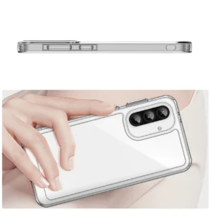 Outer Space Samsung Galaxy A56 Cover with Flexible Frame - dėklas telefonui skaidrus - Image 3