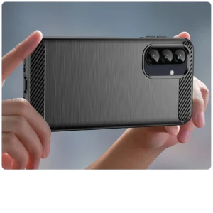Carbon Case Samsung Galaxy A26 dėklas telefonui juodos spalvos - Image 5
