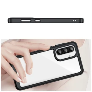 Outer Space Samsung Galaxy A26 Cover with Flexible Frame - dėklas telefonui juodos spalvos - Image 3