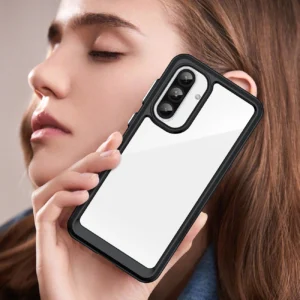 Outer Space Samsung Galaxy A26 Cover with Flexible Frame - dėklas telefonui juodos spalvos - Image 6