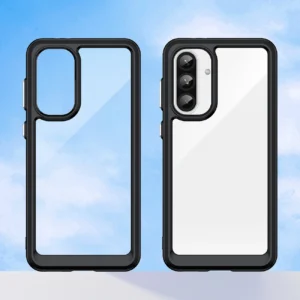 Outer Space Samsung Galaxy A26 Cover with Flexible Frame - dėklas telefonui juodos spalvos - Image 7