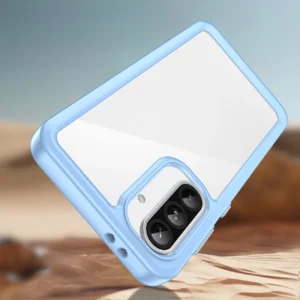 Outer Space Samsung Galaxy A26 Cover with Flexible Frame - dėklas telefonui mėlynos spalvos - Image 3