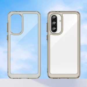 Outer Space Samsung Galaxy A26 Cover with Flexible Frame - Semi-dėklas telefonui skaidrus, dėklas telefonui juodos spalvos - Image 3