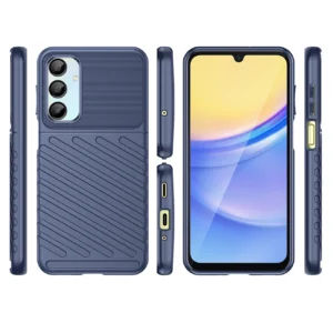 Thunder Samsung Galaxy A26 silicone armored cover - dėklas telefonui mėlynos spalvos - Image 3