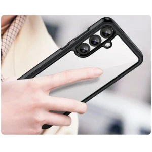 Outer Space Samsung Galaxy A36 Cover with Flexible Frame - dėklas telefonui juodos spalvos - Image 5