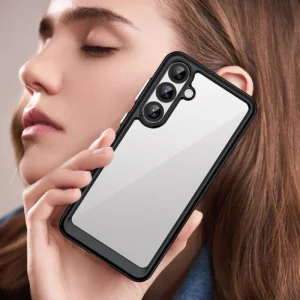 Outer Space Samsung Galaxy A36 Cover with Flexible Frame - dėklas telefonui juodos spalvos - Image 6