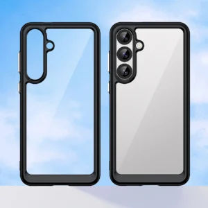 Outer Space Samsung Galaxy A36 Cover with Flexible Frame - dėklas telefonui juodos spalvos - Image 7