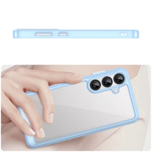 Outer Space Samsung Galaxy A36 Cover with Flexible Frame - dėklas telefonui mėlynos spalvos - Image 3