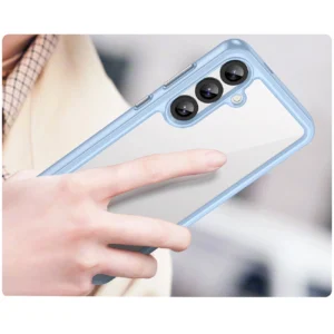 Outer Space Samsung Galaxy A36 Cover with Flexible Frame - dėklas telefonui mėlynos spalvos - Image 4