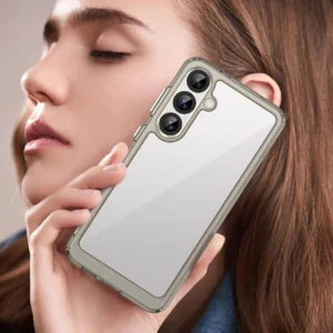 Outer Space Samsung Galaxy A36 Cover with Flexible Frame - Semi-dėklas telefonui skaidrus, dėklas telefonui juodos spalvos - Image 6