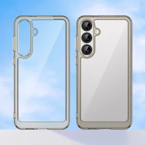 Outer Space Samsung Galaxy A36 Cover with Flexible Frame - Semi-dėklas telefonui skaidrus, dėklas telefonui juodos spalvos - Image 7