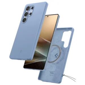 Spigen Silicone Fit Mag Samsung Galaxy S25 Ultra - dėklas telefonui mėlynos spalvos - Image 8