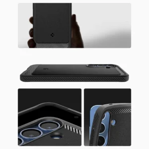 Spigen Rugged Armor Mag MagSafe Samsung Galaxy S25 - Matte dėklas telefonui juodos spalvos - Image 6