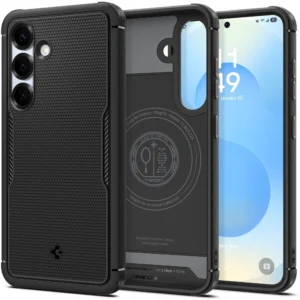 Spigen Core Armor Mag Samsung Galaxy S25 - Matte dėklas telefonui juodos spalvos