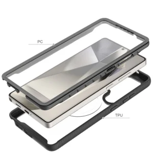 Tech-Protect Defense MagSafe Samsung Galaxy S25 Ultra - dėklas telefonui juodos spalvos - Image 4