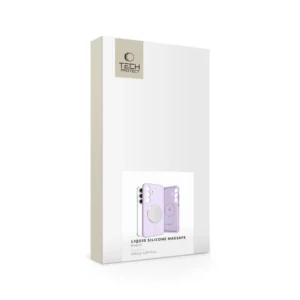 Tech-Protect Liquid silikoninis MagSafe Samsung Galaxy S25 Ultra - dėklas telefonui rožinės spalvos - Image 4