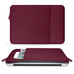 Tech-Protect Neoprene dėklas nešiojamam kompiuteriui 13" - Burgundy - Image 6