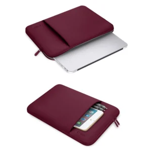 Tech-Protect Neoprene dėklas nešiojamam kompiuteriui 13" - Burgundy - Image 7