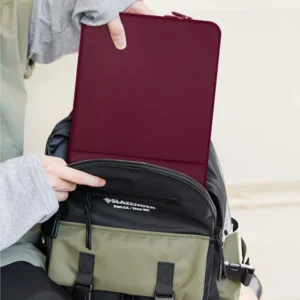 Tech-Protect Neoprene dėklas nešiojamam kompiuteriui 13" - Burgundy - Image 8