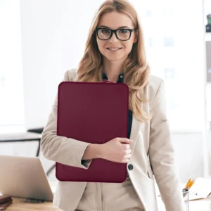 Tech-Protect Neoprene dėklas nešiojamam kompiuteriui 13" - Burgundy - Image 9