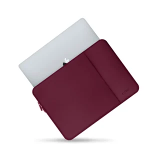 Tech-Protect Neoprene 14" dėklas nešiojamam kompiuteriui - Burgundy - Image 3