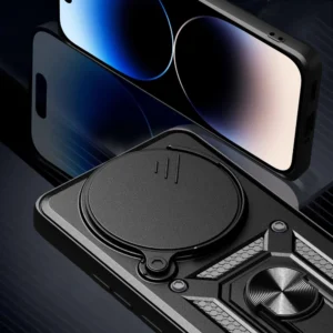 Tech-Protect CamShield Pro Xiaomi Redmi Note 14 Pro+ 5G - Matte dėklas telefonui juodos spalvos - Image 4