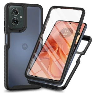 Tech-Protect Defense Motorola Moto G55 5G - dėklas telefonui juodos spalvos - Image 1