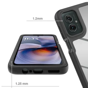 Tech-Protect Defense Motorola Moto G55 5G - dėklas telefonui juodos spalvos - Image 3