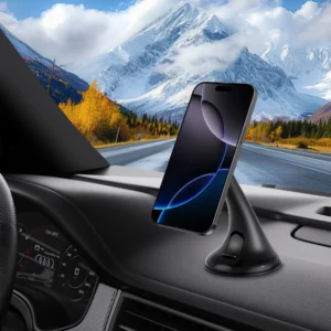 Tech-Protect N56 Car Holder for Dashboard, Windshield or Air Vent Mount - juodos spalvos - Image 9