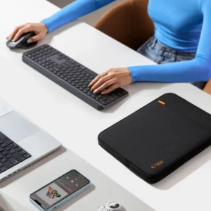 Tech-Protect Defender Laptop Case 15-16" - juodos spalvos - Image 9