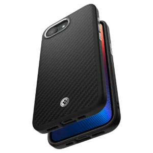 Spigen Enzo Aramid MagSafe Apple iPhone SE 4 (2025) - dėklas telefonui juodos spalvos - Image 3