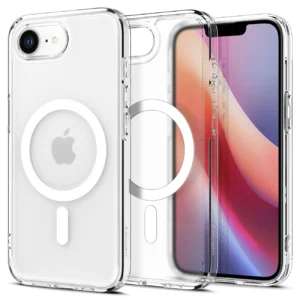 Spigen Ultra Hybrid MagSafe Apple iPhone SE 4 (2025) - dėklas telefonui baltos spalvos, dėklas telefonui skaidrus - Image 7