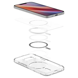Spigen Ultra Hybrid MagSafe Apple iPhone SE 4 (2025) - dėklas telefonui baltos spalvos, dėklas telefonui skaidrus - Image 9