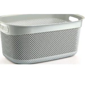 Skalbinių krepšys DROP 33 l, pilkas, 55x36x25 cm - Image 3