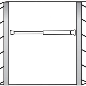 Vonios karnizas Ridder 155201, 110-185 cm - Image 3
