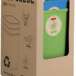 Rūšiavimo šiukšliadėžių rinkinys ECO FRIENDLY, 3 × 25 l - Image 3